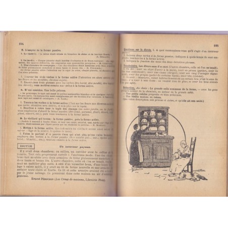 La grammaire nouvelle et le français au Certificat d'études primaires, Souché, 1947 - manuels de français