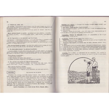 La grammaire nouvelle et le français au Certificat d'études primaires, Souché, 1947 - manuels de français