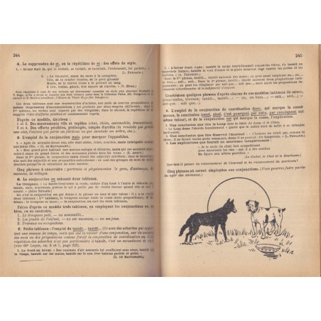 La grammaire nouvelle et le français au Certificat d'études primaires, Souché, 1947 - manuels de français