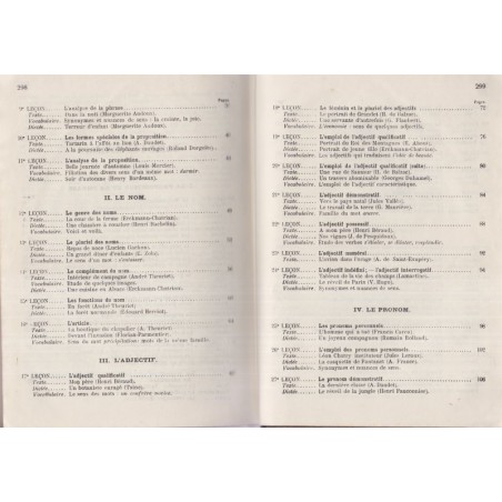 La grammaire nouvelle et le français au Certificat d'études primaires, Souché, 1947 - manuels de français