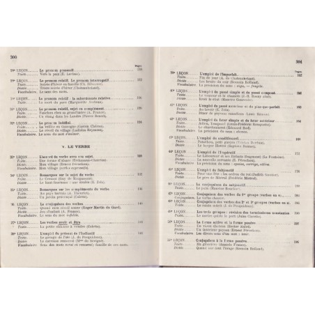 La grammaire nouvelle et le français au Certificat d'études primaires, Souché, 1947 - manuels de français
