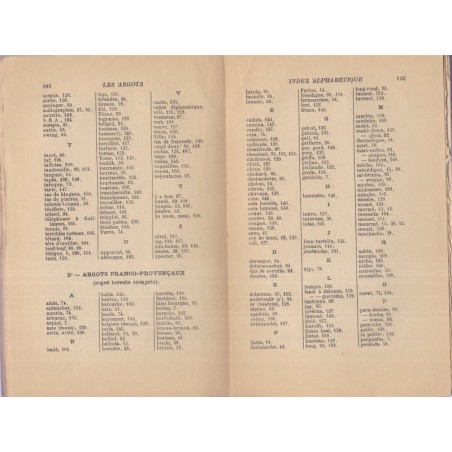 Les argots, caractères évolution influence, Albert Dauzat, 1929 - dictionnaire, manuels de français, patois