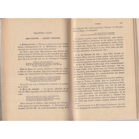 Eléments de littérature française, Bock, 1932 - manuels de français