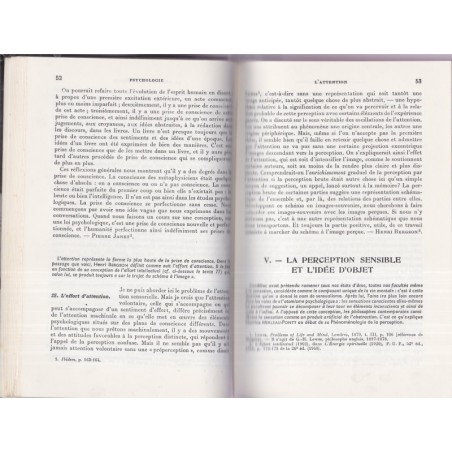 Textes choisis des auteurs philosophiques, Psychologie, esthétique A. Cuvillier, 1969 - manuels de philosophie
