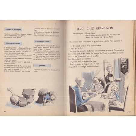 Nous les enfants, lectures pour le cours élémentaire 1ère année, Bréant et Thierry, 1962 - manuels de français