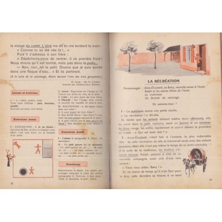 Nous les enfants, lectures pour le cours élémentaire 1ère année, Bréant et Thierry, 1962 - manuels de français
