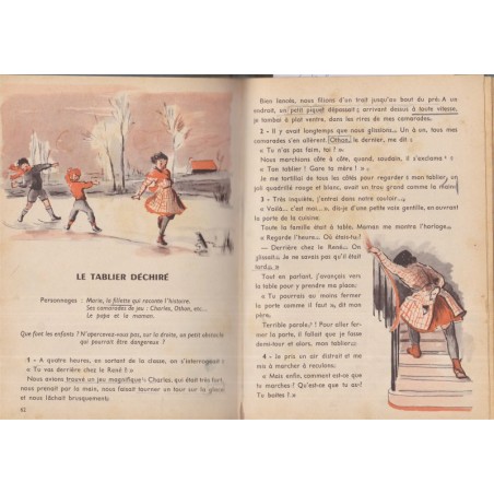 Nous les enfants, lectures pour le cours élémentaire 1ère année, Bréant et Thierry, 1962 - manuels de français