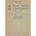 Les beaux textes de l'Antiquité, classe de 5e, Maurice Rat, 1954 - manuels de français