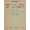 Les beaux textes de l'Antiquité, classe de 5e, Maurice Rat, 1954 - manuels de français