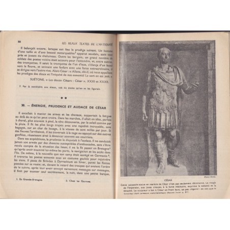 Les beaux textes de l'Antiquité, classe de 5e, Maurice Rat, 1954 - manuels de français