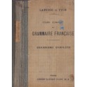 Cours complet de grammaire française, Lanusse et Yvon, 1934 - enseignement secondaire, manuels de français