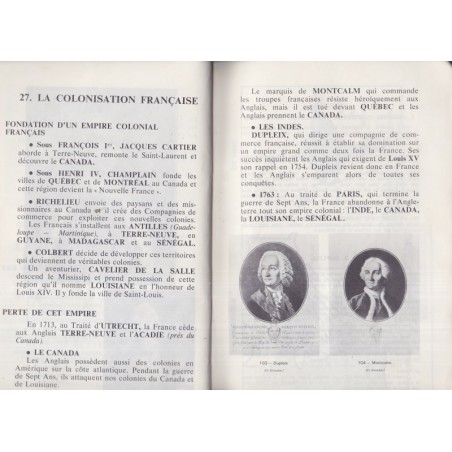 Mon cahier d'histoire cours moyen, de l'antiquité à 1789, Dancre, 1966 - manuels d'histoire