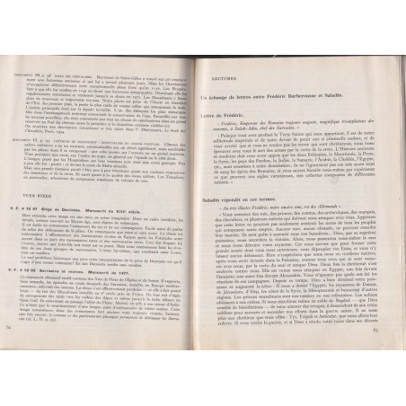 Le Moyen Age, Histoire 4e, livre de documentation, Bossuat et Devisse, 1963 - livre du maître, manuels d'histoire