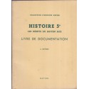 Histoire 5e, Moyen Age, livre de documentation, Devisse, 1962 - manuels d'histoire