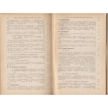 L'Europe moins la France, Gallouédec et Maurette, 1918 - manuels de géographie