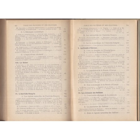 L'Europe moins la France, Gallouédec et Maurette, 1918 - manuels de géographie