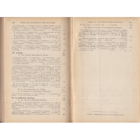 L'Europe moins la France, Gallouédec et Maurette, 1918 - manuels de géographie