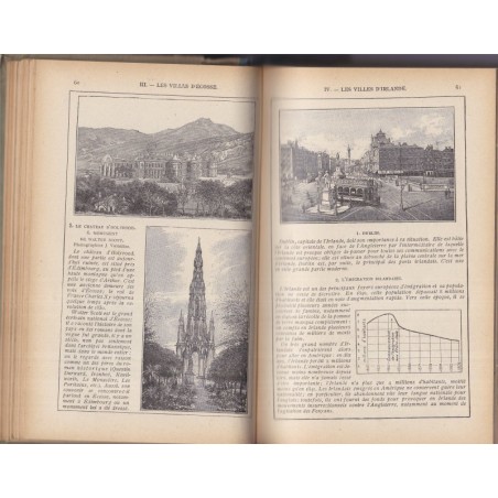 L'Europe moins la France, Gallouédec et Maurette, 1918 - manuels de géographie
