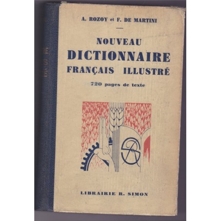Nouveau dictionnaire français illustré, 1934, Rozoy et De Martini