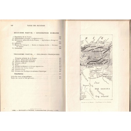 La France et ses Colonies, classe de 4e, Fallex, Gibert et Mairey, 1934 - manuels de géographie
