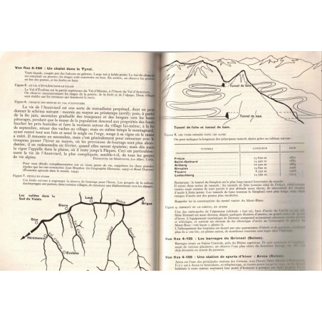 Géographie 4e, livre de documentation, Josse, 1960 - manuels de géographie