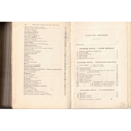 La France et ses Colonies, classe de 1ère, Fallex et Gibert, 1933 - manuels de géographie