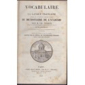 Vocabulaire de la langue française du dictionnaire de l'Académie, 1857, Nodier