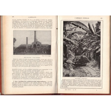 Amérique, Australasie, Géographie générale, classe de 6e, Gallouédec et Maurette, 1931 - manuels de géographie,