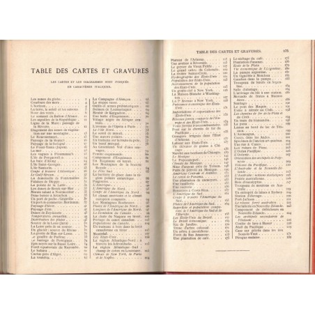 Amérique, Australasie, Géographie générale, classe de 6e, Gallouédec et Maurette, 1931 - manuels de géographie,