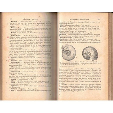 Géologie pratique et petit dictionnaire technique, De Launay, 1901 - sciences naturelles, géologie,