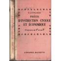 Précis d'instruction civique et économique, classes de 4e et 3e, Longaud, 1948 - manuels, trains, automobiles