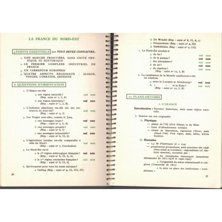Les abc du bac, géographie en 300 dissertations, classe de 1ère, Guy Richard, 1964 - annales manuels géographie
