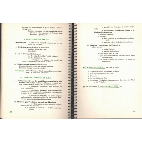 Les abc du bac, géographie en 300 dissertations, classe de 1ère, Guy Richard, 1964 - annales manuels géographie