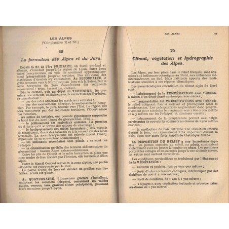 La géographie au baccalauréat, la France et l'Union française, P. Serryn, 1948 - manuels de géographie, annales