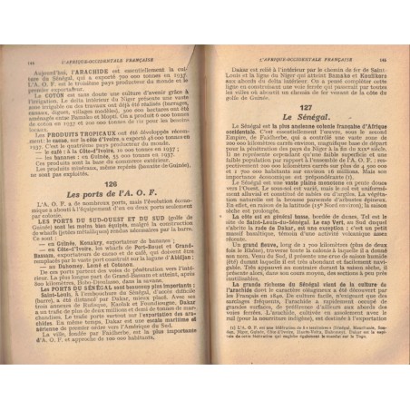 La géographie au baccalauréat, la France et l'Union française, P. Serryn, 1948 - manuels de géographie, empire colonial