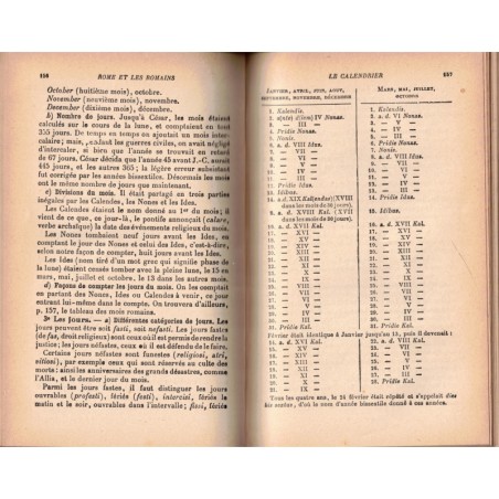 Rome et les Romains, littérature, histoire, antiquités, Bornecque et Mornet, 1935 - manuels d'histoire, Antiquité