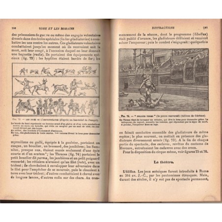 Rome et les Romains, littérature, histoire, antiquités, Bornecque et Mornet, 1935 - manuels d'histoire, Antiquité