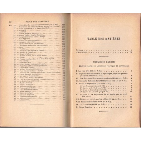 Rome et les Romains, littérature, histoire, antiquités, Bornecque et Mornet, 1935 - manuels d'histoire, Antiquité