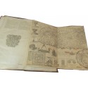 Daté de 1703, Commentarij ex optimis quibusque, Joan Stephani Monochij - gravure Terre Sainte, théologie, latin, rare, XVIIIe s.
