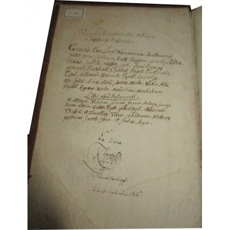 Daté de 1703, Commentarij ex optimis quibusque, Joan Stephani Monochij - gravure Terre Sainte, théologie, latin, rare, XVIIIe s.