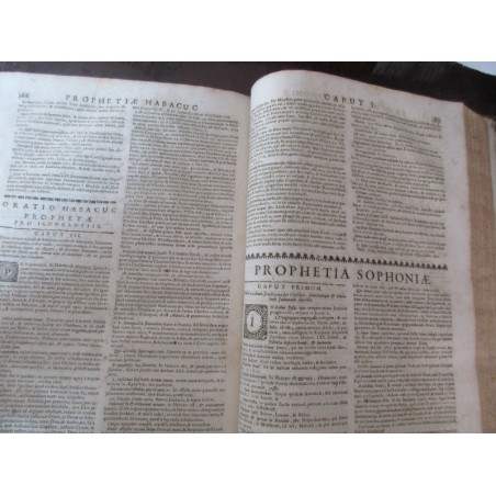 Daté de 1703, Commentarij ex optimis quibusque, Joan Stephani Monochij - gravure Terre Sainte, théologie, latin, rare, XVIIIe s.