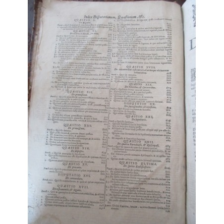 Daté de 1697, Martini Bonacinae Mediolanensis, Operum de Morali Theologia,  - XVIIe s., rare, théologie, latin