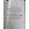 Daté de 1697, Martini Bonacinae Mediolanensis, Operum de Morali Theologia,  - XVIIe s., rare, théologie, latin