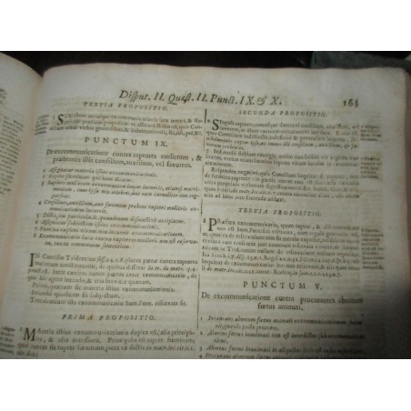 Daté de 1697, Martini Bonacinae Mediolanensis, Operum de Morali Theologia,  - XVIIe s., rare, théologie, latin
