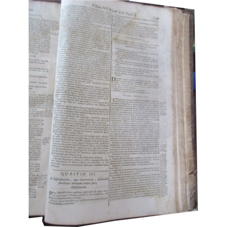 Daté de 1697, Martini Bonacinae Mediolanensis, Operum de Morali Theologia,  - XVIIe s., rare, théologie, latin