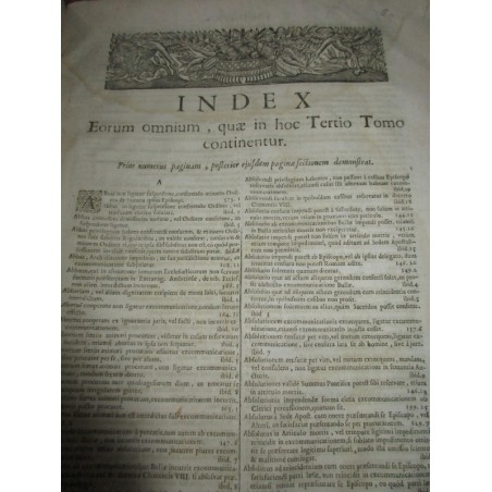 Daté de 1697, Martini Bonacinae Mediolanensis, Operum de Morali Theologia,  - XVIIe s., rare, théologie, latin