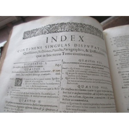 Daté de 1697, Martini Bonacinae Mediolanensis, Operum de Morali Theologia,  - XVIIe s., rare, théologie, latin