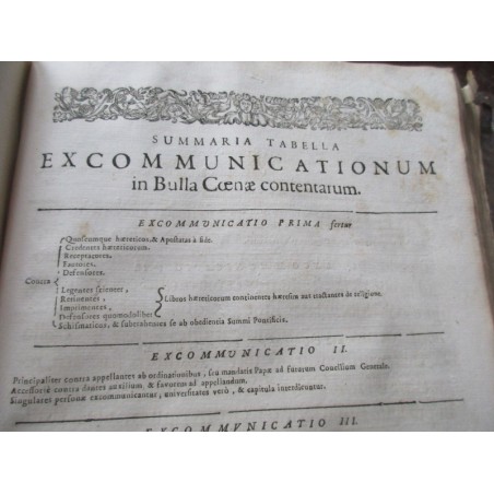 Daté de 1697, Martini Bonacinae Mediolanensis, Operum de Morali Theologia,  - XVIIe s., rare, théologie, latin