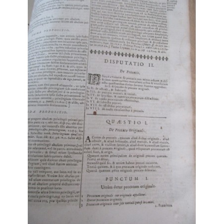 Daté de 1697, Martini Bonacinae Mediolanensis, Operum de Morali Theologia,  - XVIIe s., rare, théologie, latin