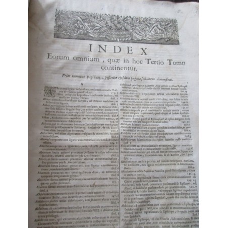 Daté de 1697, Martini Bonacinae Mediolanensis, Operum de Morali Theologia,  - XVIIe s., rare, théologie, latin